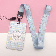 Load image into Gallery viewer, 【buy 2 get 1 free】Kawaii  Keychain Cartoon Cat Sliding Card Holder
