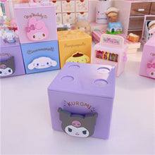 Cargar imagen en el visor de la galería, Creative Cute Girl Desktop Storage Box Drawer
