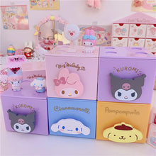 Cargar imagen en el visor de la galería, Creative Cute Girl Desktop Storage Box Drawer
