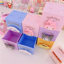 Cargar imagen en el visor de la galería, Creative Cute Girl Desktop Storage Box Drawer
