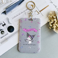 Load image into Gallery viewer, 【buy 2 get 1 free】Kawaii  Keychain Cartoon Cat Sliding Card Holder
